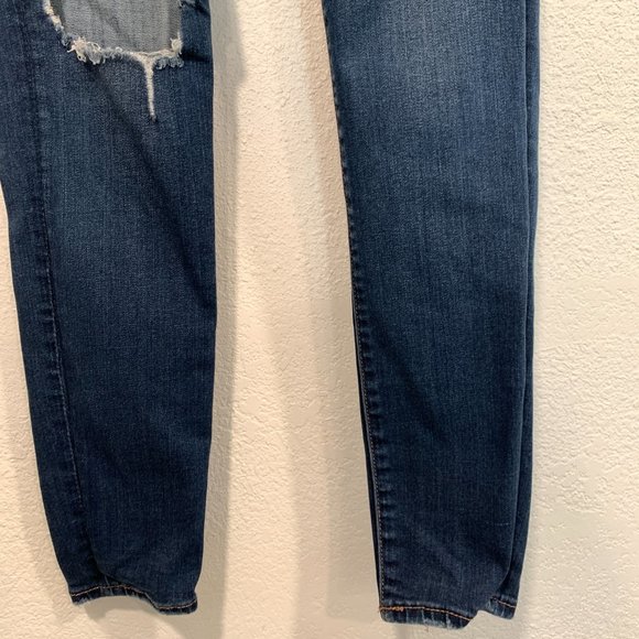 American Eagle Super Stretch X Jegging Jeans Ripped Holes W28"xL28" Women Size 6 - Picture 8 of 11